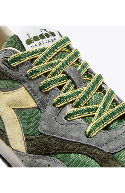 Diadora Equipe Revenge Used Sneaker In Green