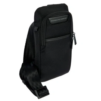 Porsche Design Leather Roadster Evo Cross-body Bag In Black