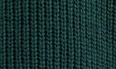 Topshop Collared Cotton Blend Sweater Jacket In Green