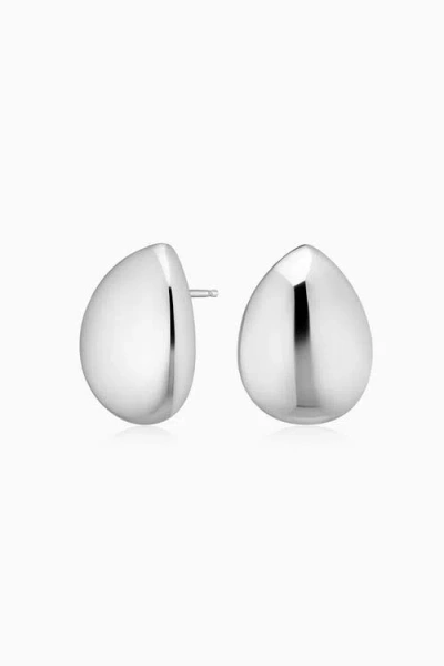 Oradina Sterling Silver Reflection Studs In Silver