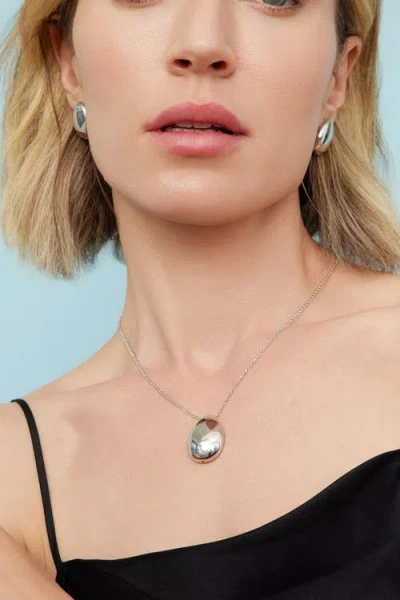 Oradina Sterling Silver Reflection Studs In Silver