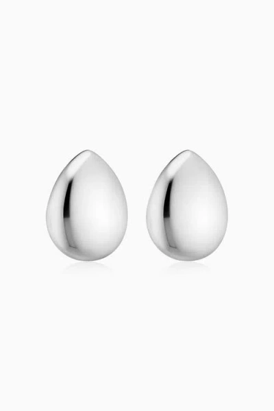 Oradina Sterling Silver Reflection Studs In Silver