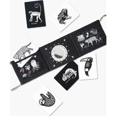 Wee Gallery Tummy Time Gallery  With Mirror And Art Cards For Baby Bundle In Black
