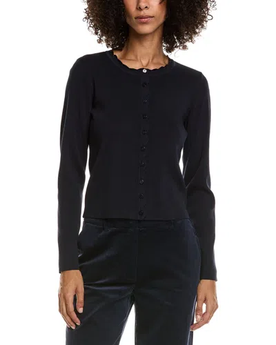 Ted Baker Scallop Cardigan In Blue