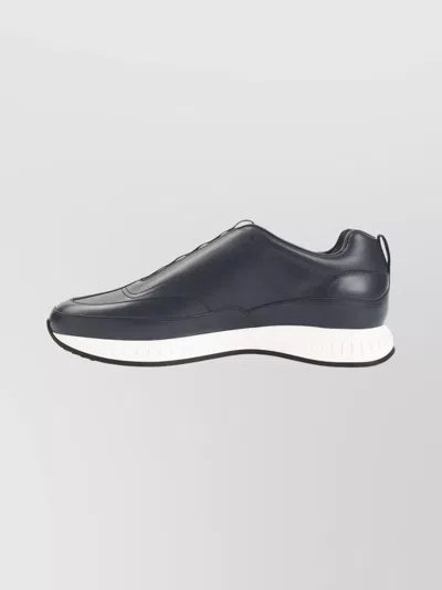 John Lobb Stylish Sneakers With Contrast Sole And Pull Tab In Blue