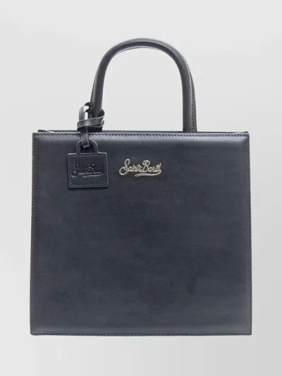 Mc2 Saint Barth Versatile Tote Bag Detachable Shoulder Strap In Black