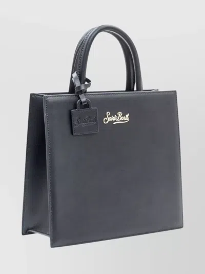 Mc2 Saint Barth Versatile Tote Bag Detachable Shoulder Strap In Black