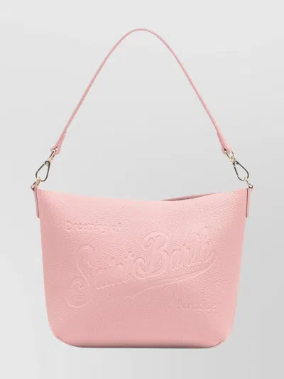 Mc2 Saint Barth Aline Shoulder Bag Adjustable Strap In Pink
