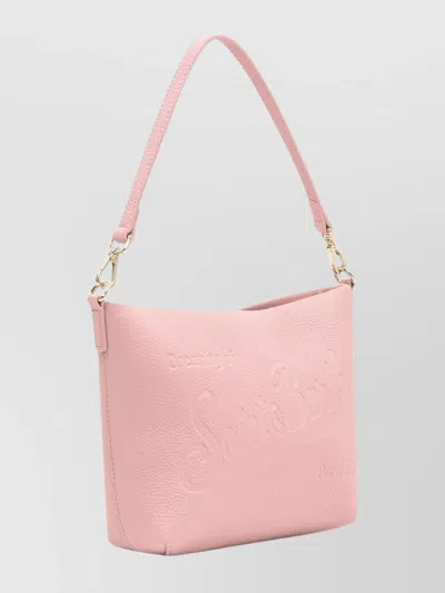 Mc2 Saint Barth Aline Shoulder Bag Adjustable Strap In Pink