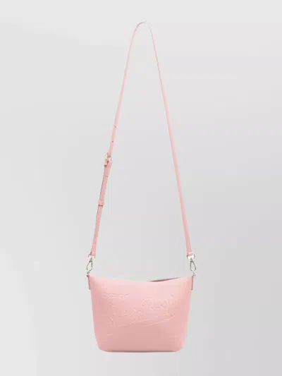 Mc2 Saint Barth Aline Shoulder Bag Adjustable Strap In Pink