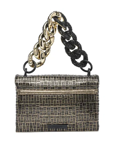 Kurt Geiger Mini Kensington Chain Shoulder Bag In Black