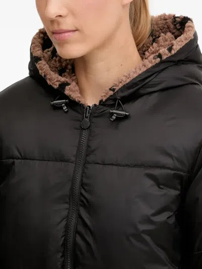 Ea7 Graphic Series Reversible Jacket In Brown