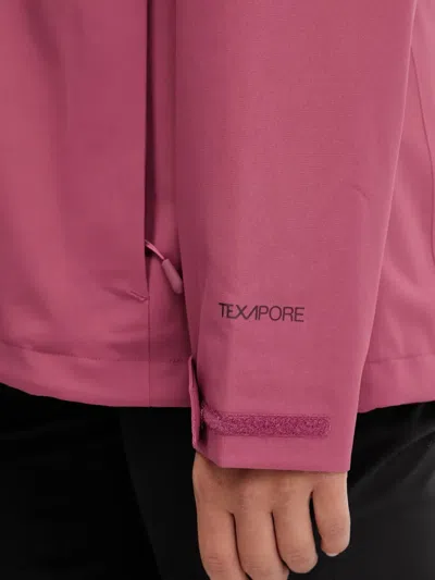 Jack Wolfskin Trailtime Hooded Zip-fastening Performance Jacket In Pink
