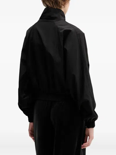 Hugo Boss Logo-detail Zip-fastening Jacket In Black