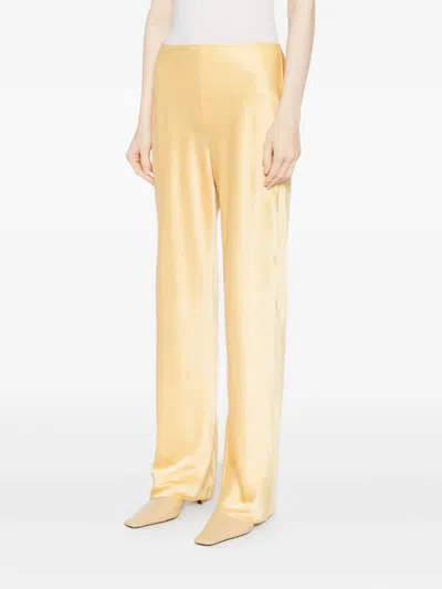Reformation Vida Trousers In Yellow