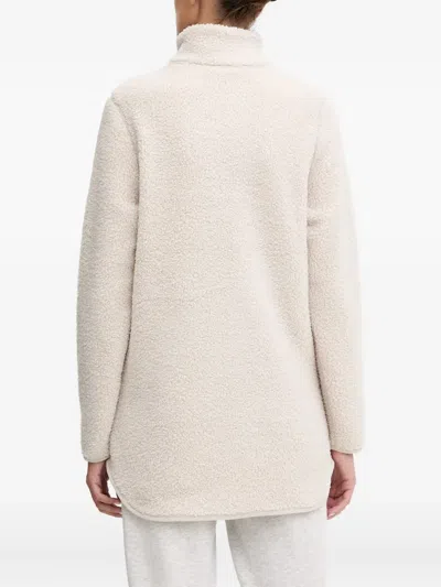 Jack Wolfskin High Curl Zip Fleece Jacket In Neutral