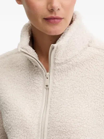 Jack Wolfskin High Curl Zip Fleece Jacket In Neutral