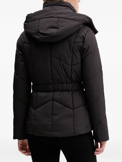 Desigual Zip-fastening Padded Jacket In Black