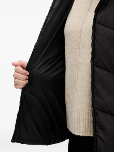 Desigual Zip-fastening Padded Jacket In Black