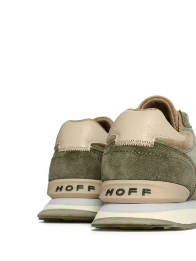 Hoff Panelled Lace-up Sneakers In Green