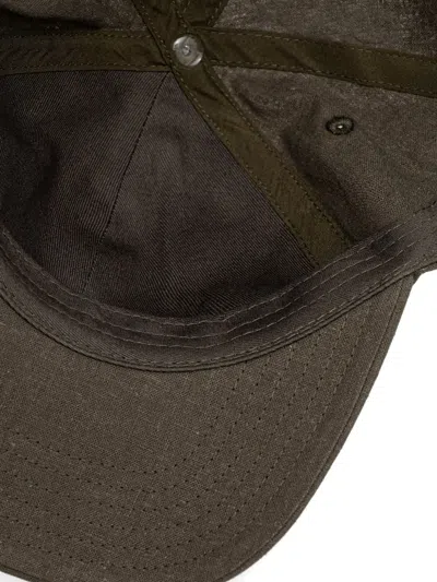 Human Made Embroidered Logo Cap In Brown