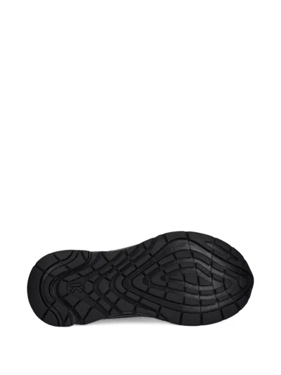 Kenzo Logo Lace-up Sneakers In Black