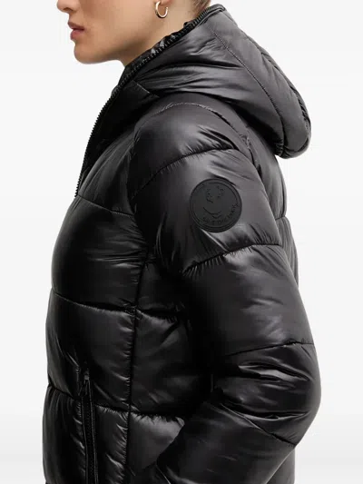 Save The Duck Lois Hooded Padded Jacket In Black