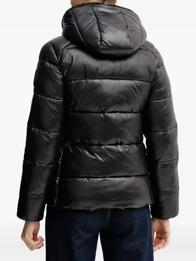 Save The Duck Lois Hooded Padded Jacket In Black