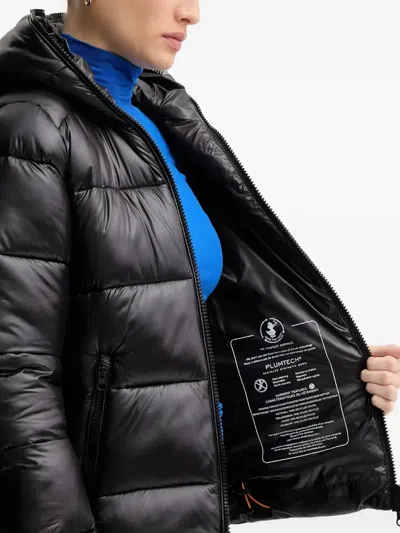 Save The Duck Lois Hooded Padded Jacket In Black