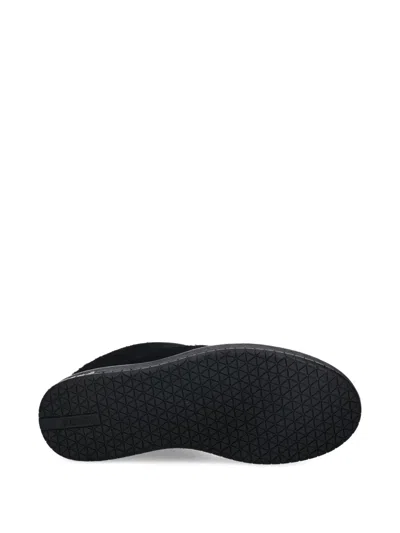 Kenzo Dome Suede Lace-up Sneakers In Black