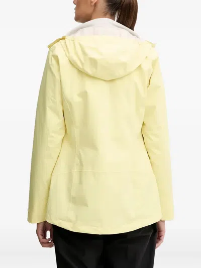 Jack Wolfskin Moonrise 3in1 Hooded Zip-up Performance Jacket In Gold