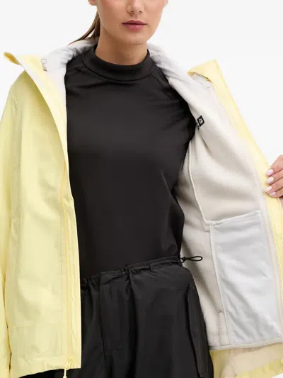 Jack Wolfskin Moonrise 3in1 Hooded Zip-up Performance Jacket In Gold