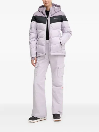 Columbia Hooded Puffer Jacket In Purple