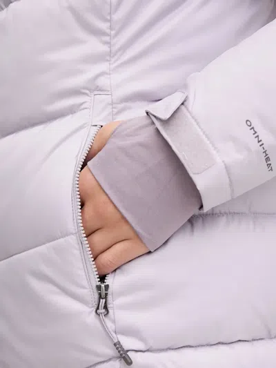 Columbia Hooded Puffer Jacket In Purple