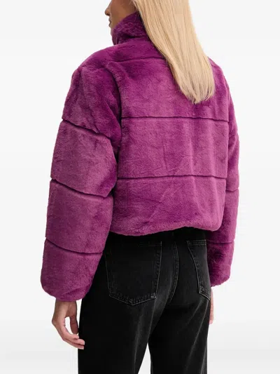 Save The Duck Reversible Jacket In Purple