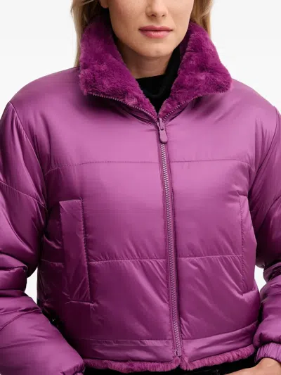 Save The Duck Reversible Jacket In Purple