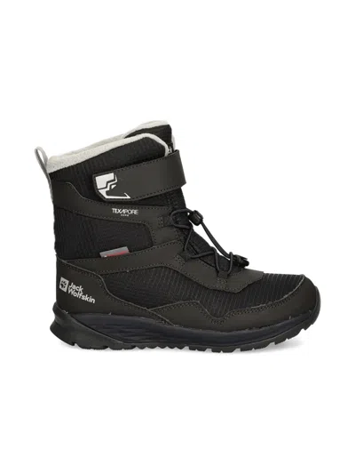 Jack Wolfskin Touch-strap Drawstring Boots In Black