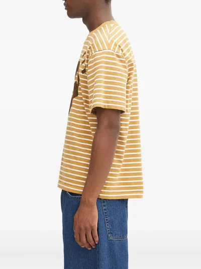 Human Made Striped Heart Graphic T-shirt In Neutral