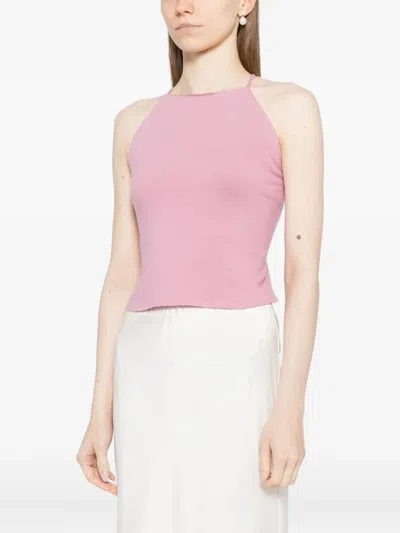 Reformation Vevina Top In Pink