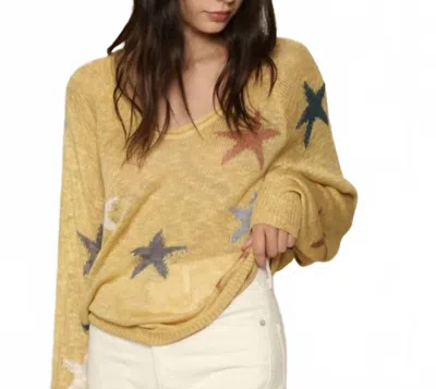 Blank Paige Kenny Sweater In Yellow In Yellow