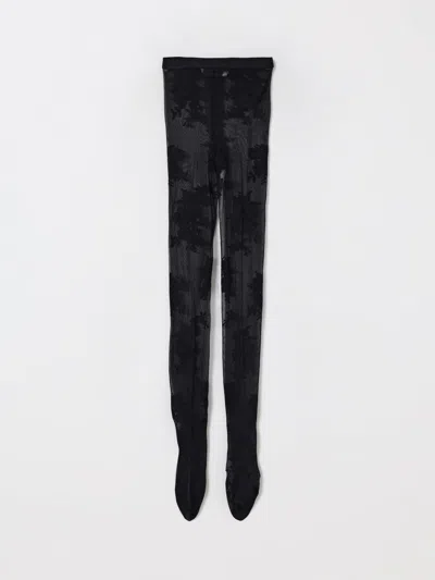 Valentino Socks  Woman Color Black In Black