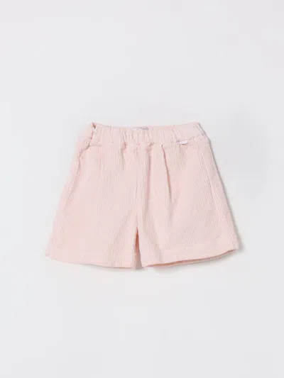 Il Gufo Corduroy Bermuda Shorts In Pink