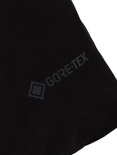 Patagonia Hooded Logo Jacket In Black