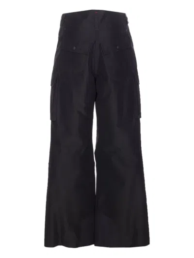 Moncler Patch-logo Ski Cargo Pants In Black
