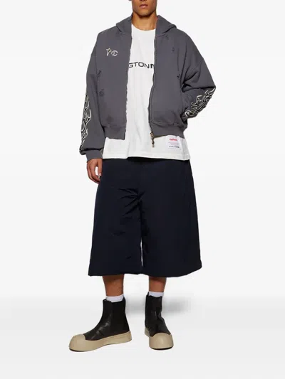 Pdf Belt-loop Shorts In Blue