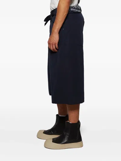 Pdf Belt-loop Shorts In Blue