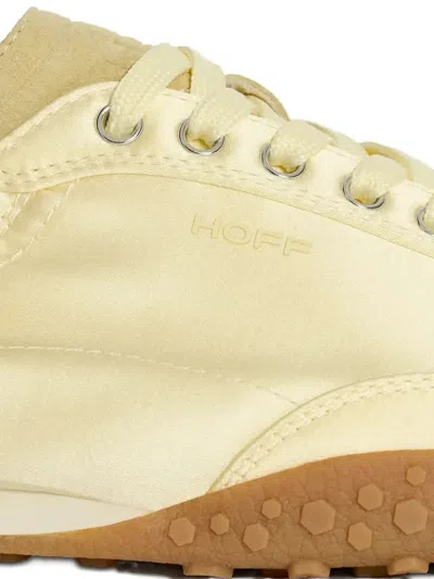 Hoff Bridge Satin Scrunch Sneakers In Yellow