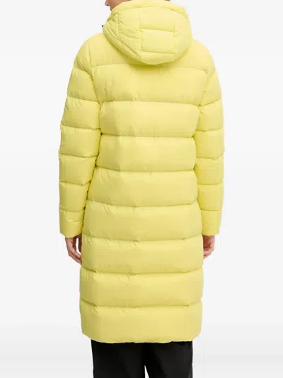 Jack Wolfskin Frozen Palace Hooded-padded Coat In Yellow