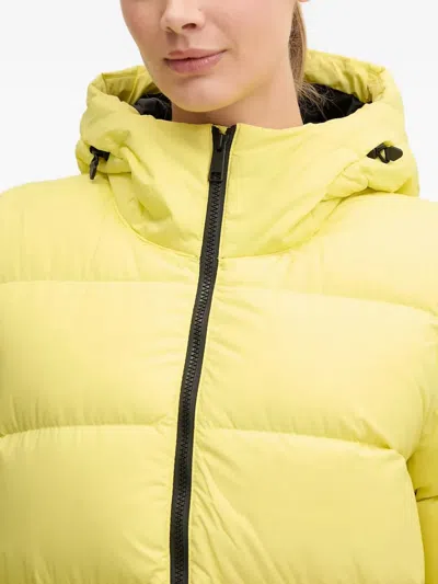 Jack Wolfskin Frozen Palace Hooded-padded Coat In Yellow
