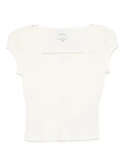 Reformation Mateo T-shirt In Neutral